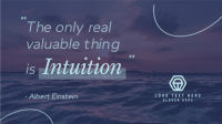 Intuition Facebook Event Cover Design