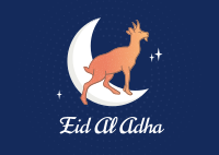 Eid Al Adha Goat Sacrifice Postcard Image Preview