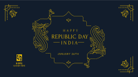 Republic Day India Zoom Background Image Preview