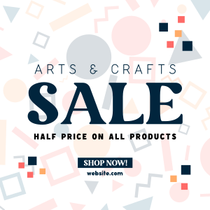 Art Supply Clearance Instagram post Image Preview