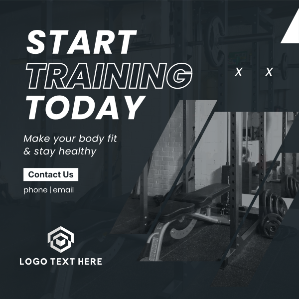 Today's Fitness Instagram Post Design Image Preview