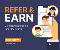 Refer and Earn Facebook post Image Preview