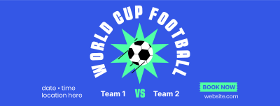 Football World Cup Facebook cover Image Preview
