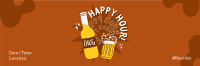 Happy Hour Drinks Twitter Header Design