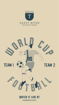 World Cup Football Player Instagram story Image Preview
