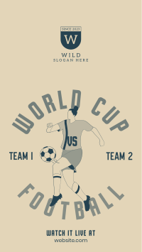 World Cup Football Player Instagram story Image Preview