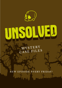 Unsolved Mysteries Poster Design