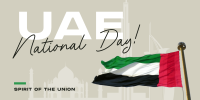 UAE National Flag Twitter Post Image Preview