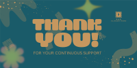 Quirky Thank You Twitter Post Image Preview