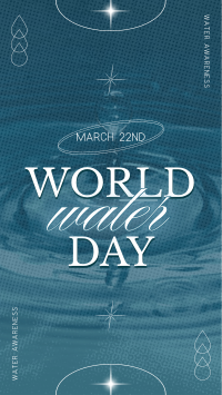 World Water Day Greeting TikTok video Image Preview