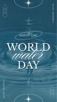 World Water Day Greeting TikTok Video Image Preview