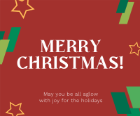 Christmas Greeting Facebook Post Design