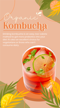 Probiotic Kombucha Facebook Story Design
