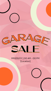 Garage Sale Circles Instagram Story Design