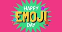 Happy Emoji Day Facebook Ad Design
