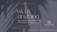 Simply Ask Us Facebook Event Cover Design