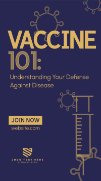 Health Vaccine Webinar Facebook Story Design