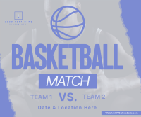 Upcoming Basketball Match Facebook post Image Preview