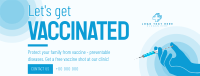 Let's Get Vaccinated Facebook cover Image Preview