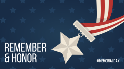 Memorial Day Medal Facebook event cover Image Preview