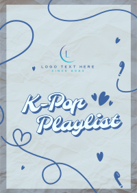 K-Pop Playlist Flyer Image Preview
