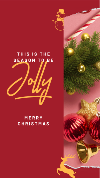 Jolly Christmas Facebook Story Design