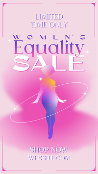 Women Equality Sale Instagram Story Preview