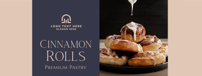 Cinnamon Rolls Elegant Facebook cover Image Preview