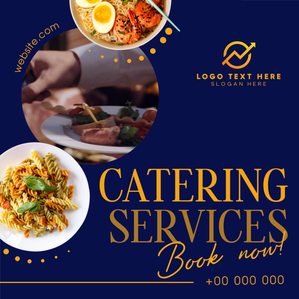Food Catering Events Instagram Post Design