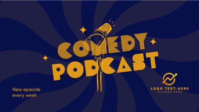 Comedy Podcast Facebook event cover Image Preview