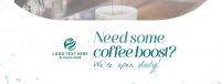 Coffee Customer Engagement Facebook Cover Design