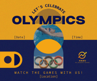 Formal Olympics Watch Party Facebook post Image Preview