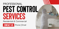 Pest Control Business Services Twitter post Image Preview