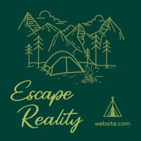 Escape Reality Instagram Post Design