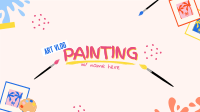 Quirky Painting Vlog YouTube Banner Design