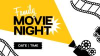 Family Movie Night Facebook event cover Image Preview