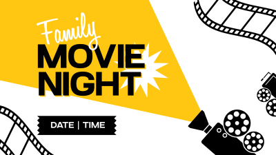 Family Movie Night Facebook event cover Image Preview