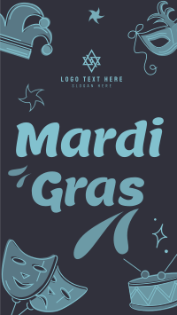 Mardi Gras Instagram Story Design
