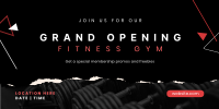 Fitness Gym Grand Opening Twitter Post Image Preview
