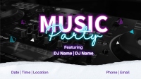Live Music Party YouTube Video Design
