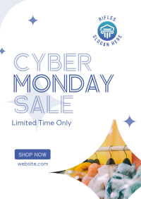 Quirky Cyber Monday Sale Flyer Design