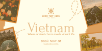 Vietnam Travel Tour Scrapbook Twitter post Image Preview