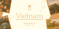 Vietnam Travel Tour Scrapbook Twitter Post Image Preview