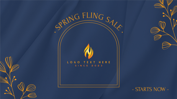 Spring Fling Sale Facebook Event Cover Design Image Preview