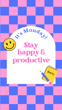 Monday Productivity Facebook Story Design