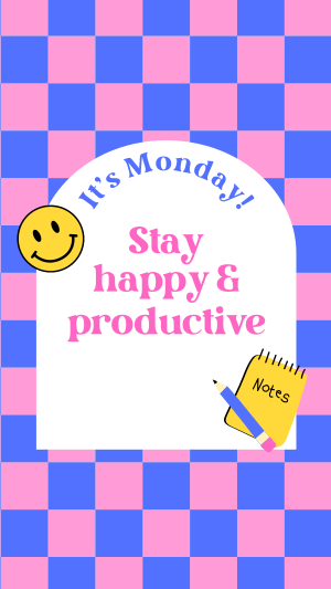 Monday Productivity Facebook story Image Preview