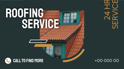 Roofing Service Facebook event cover Image Preview