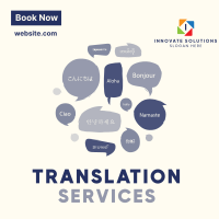Translation Services Instagram Post Design
