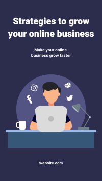 Growing Online Business Instagram story Image Preview