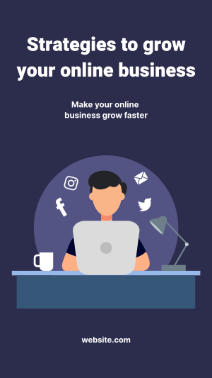 Growing Online Business Instagram story